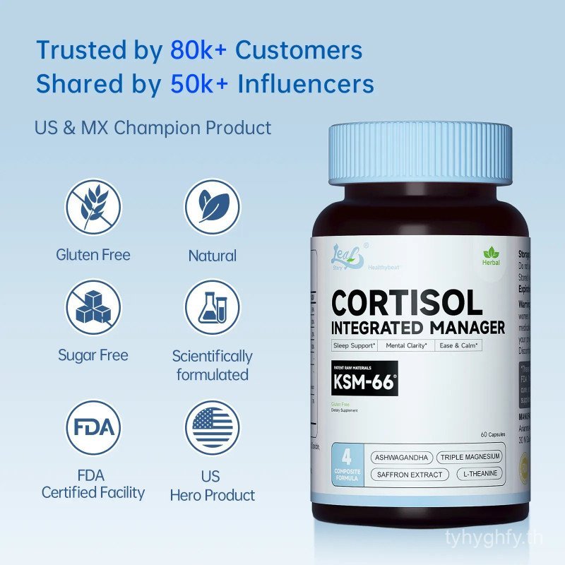 รายปีพิเศษเพียง4.99-K-66Ashwagha+Magnesi+L-anine,Leafstory CortisolManager,Chamomile,Saferon,Balance