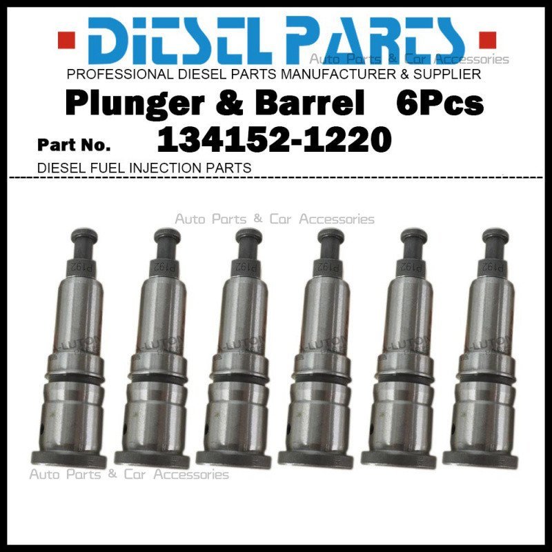 ชุดลูกสูบและถัง 6 ชิ้น P192 134152-1220 9443610559 สําหรับ NISSAN DIESEL RE8 RE10 RF8 RF8E RF10 RF10