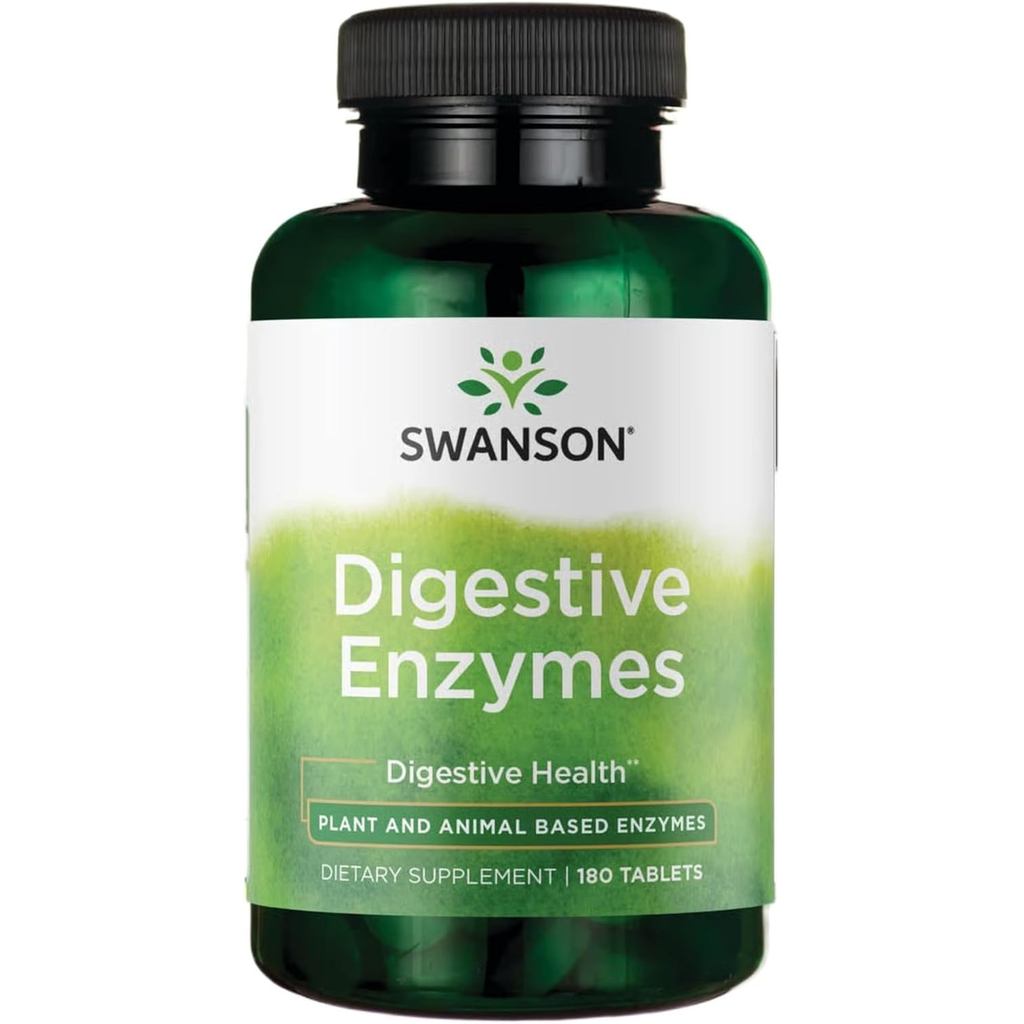 Swanson Digestive Enzyme Tablets 180 เม็ด