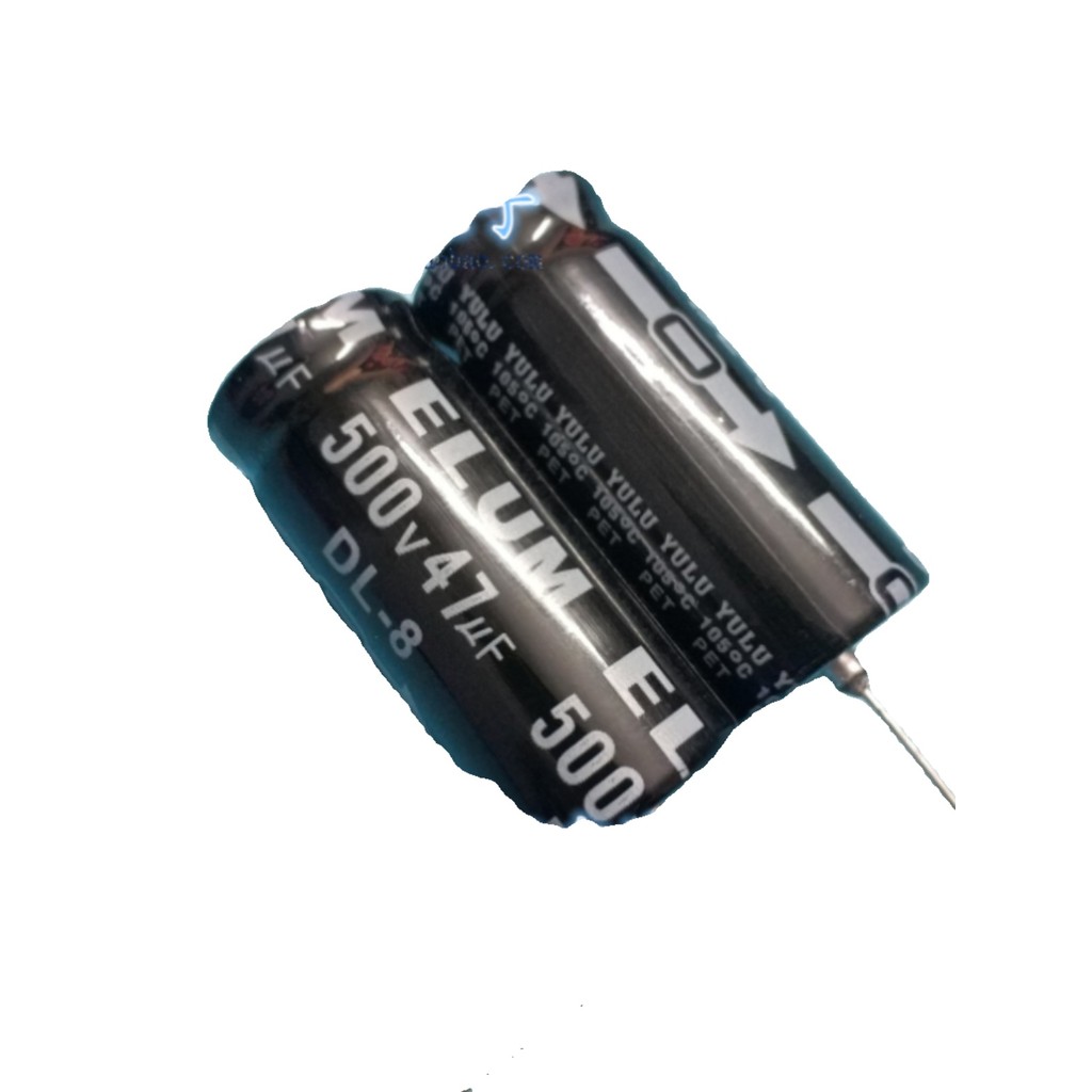 500V47UF 47UF500V ยี่ห้อใหม่ Bile Machine Capacitor พร้อม Polar Axial Electrolytic Capacitor 18 * 40