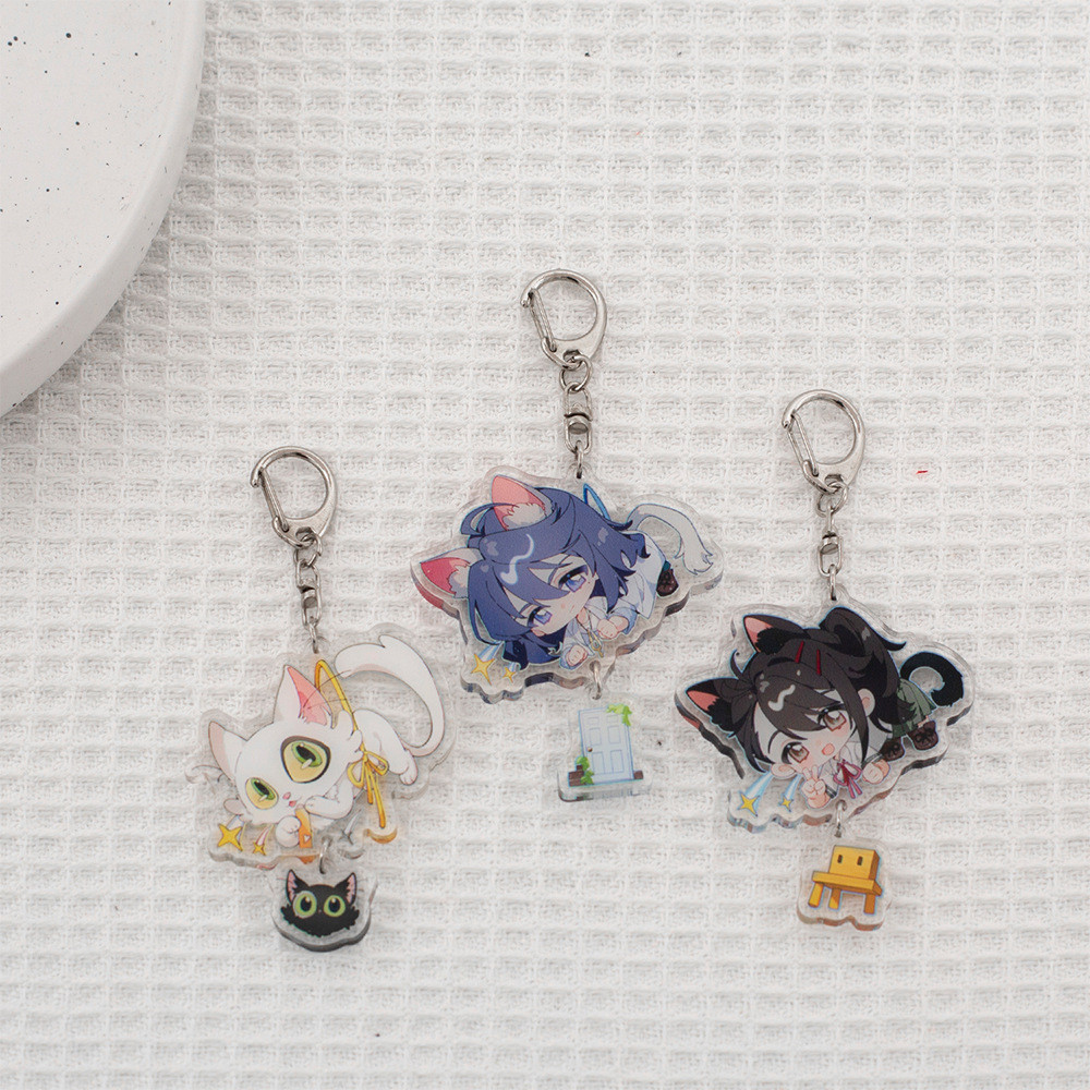 Suzuya Journey พวงกุญแจจี้รูปปั้น Kusada Iwado Suzuya Minister อะคริลิค Anime สินค้า