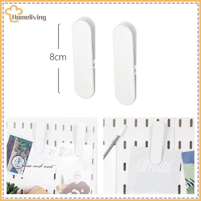 บ้านชั้นวางของติดผนัง Pegboard จอแสดงผล DIY Pegboard Kit Hole Board สําหรับแผงผนังตกแต่งบ้านชั้นวางของตกแต่ง TH - รูปที่ 4