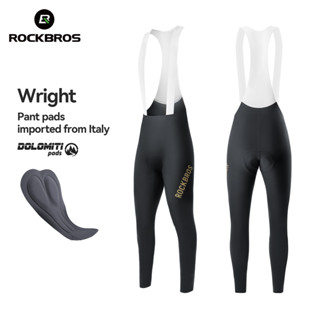 ROCKBROS ขี่จักรยานเอี๊ยมกางเกงขาสั้นอิตาลีนําเข้าเบาะยืดหยุ…