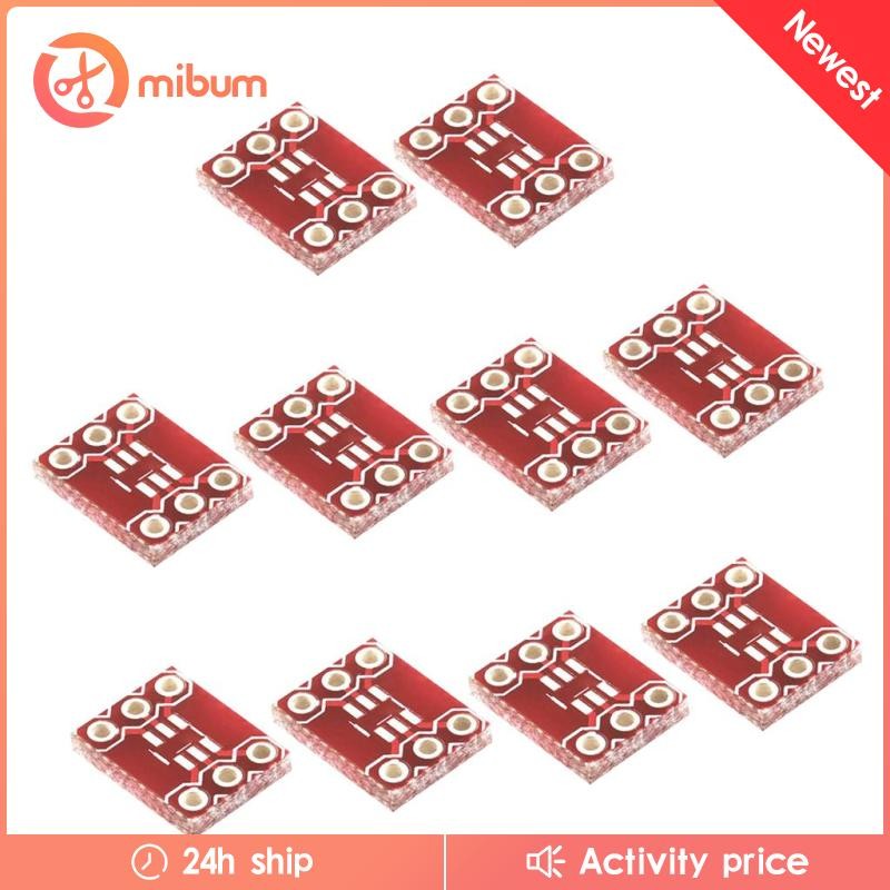 [Mibum] แพ็ค 10 ชิ้น 6 พิน SOT23 เป็นอะแดปเตอร์ DIP บอร์ด PCB SMD บอร์ดแปลงใหม่