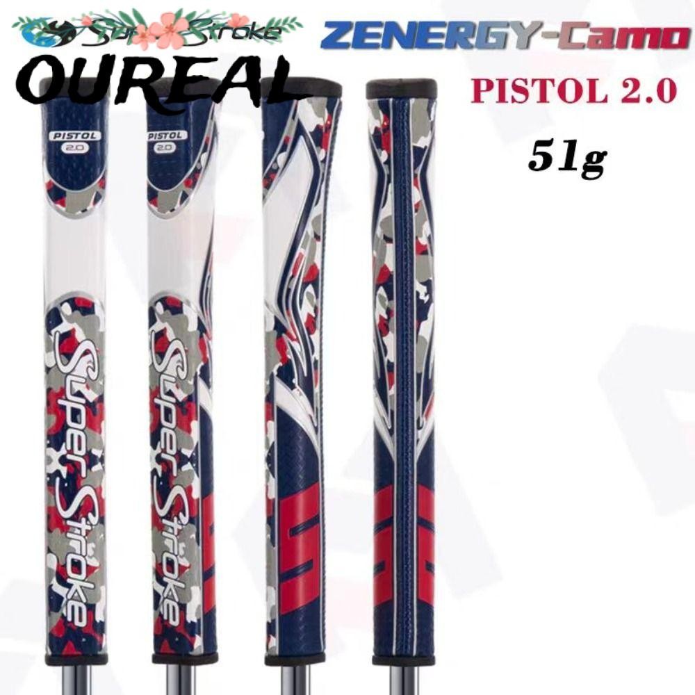 OUREAL SuperStroke Putter Grip, ZENERGY Camo ทนทาน 27 Golf Club Cover, Soft ลื่นที่มีสีสันยาง Club แ