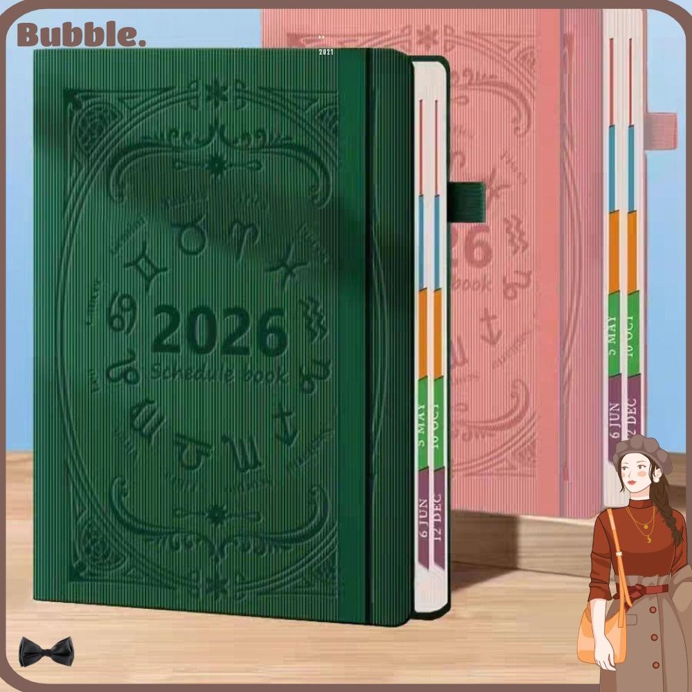 ฟอง 2026 หนังสือกําหนดเวลา, นักวางแผนเตือน ก5 หนังสือวาระ, พื้นผิวแบบพกพา ปู่ ถึง ทํา รายการวางแผนรายวันอุปกรณ์สํานักงาน