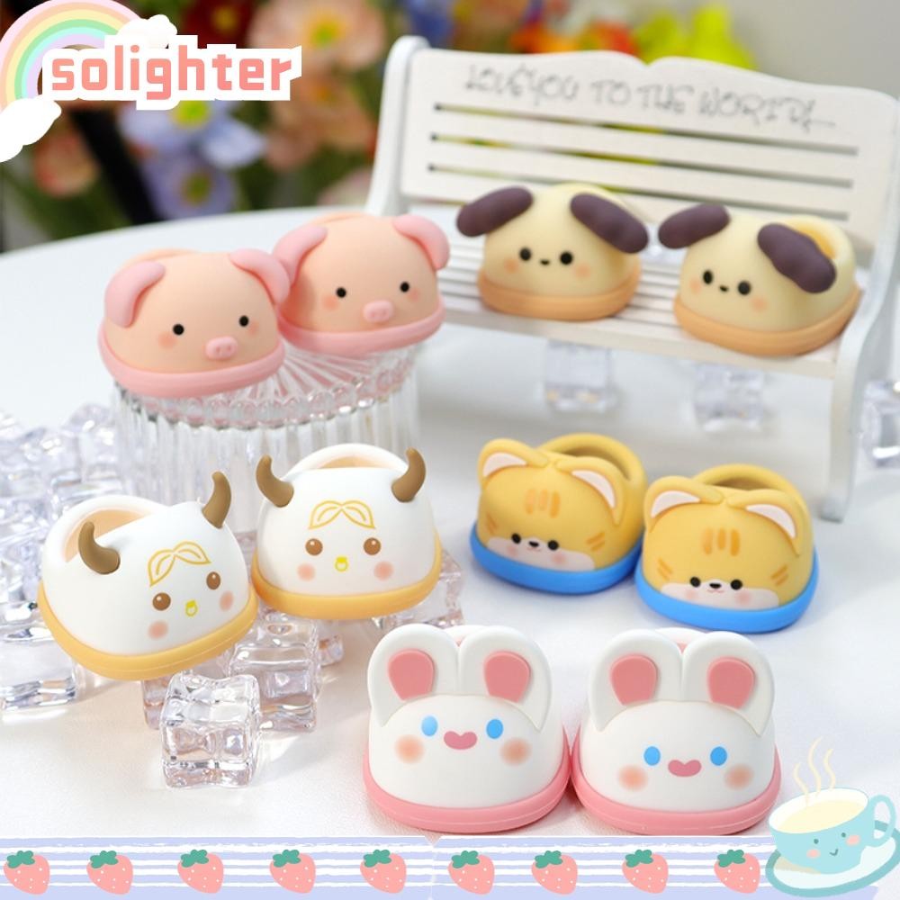 SOLIGHTER รองเท้าตุ๊กตา, ผ้าฝ้ายยางนุ่มตุ๊กตารองเท้า, การ์ตูน Hand-made 20 ซม.ตุ๊กตาอุปกรณ์เสริม Board รองเท้าของเล่นเด็ก