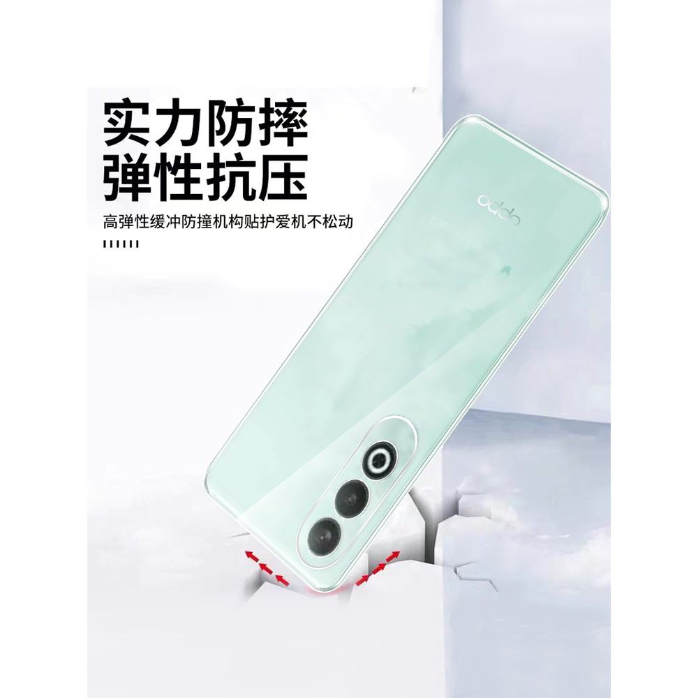 oppo a3x เคส ฟิล์ม oppo a3x เหมาะสําหรับ OPPOA3X เคสโทรศัพท์ 5G โปร่งใส Ultra-Thin กรณี PKD130 สไตล์