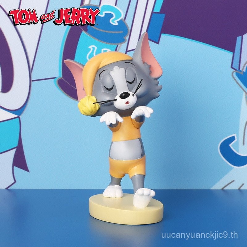 Enesco Cat and Jerry Mystery Box Mouse Fall in Love with Cat Figure Tom and Jerry เครื่องประดับตุ๊กต