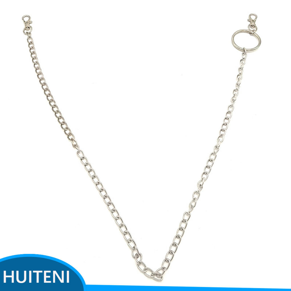 2 ยาวกระเป๋าสตางค์เข็มขัด Rock Punk Pant Rock Jean กางเกง Hipster Chain