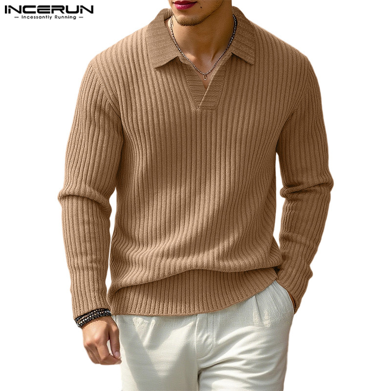 INCERUN Men’s Jacket สไตล์วินเทจแขนยาว สำหรับคนชอบสไตล์มัธยัสถ์ พรีออเดอร์