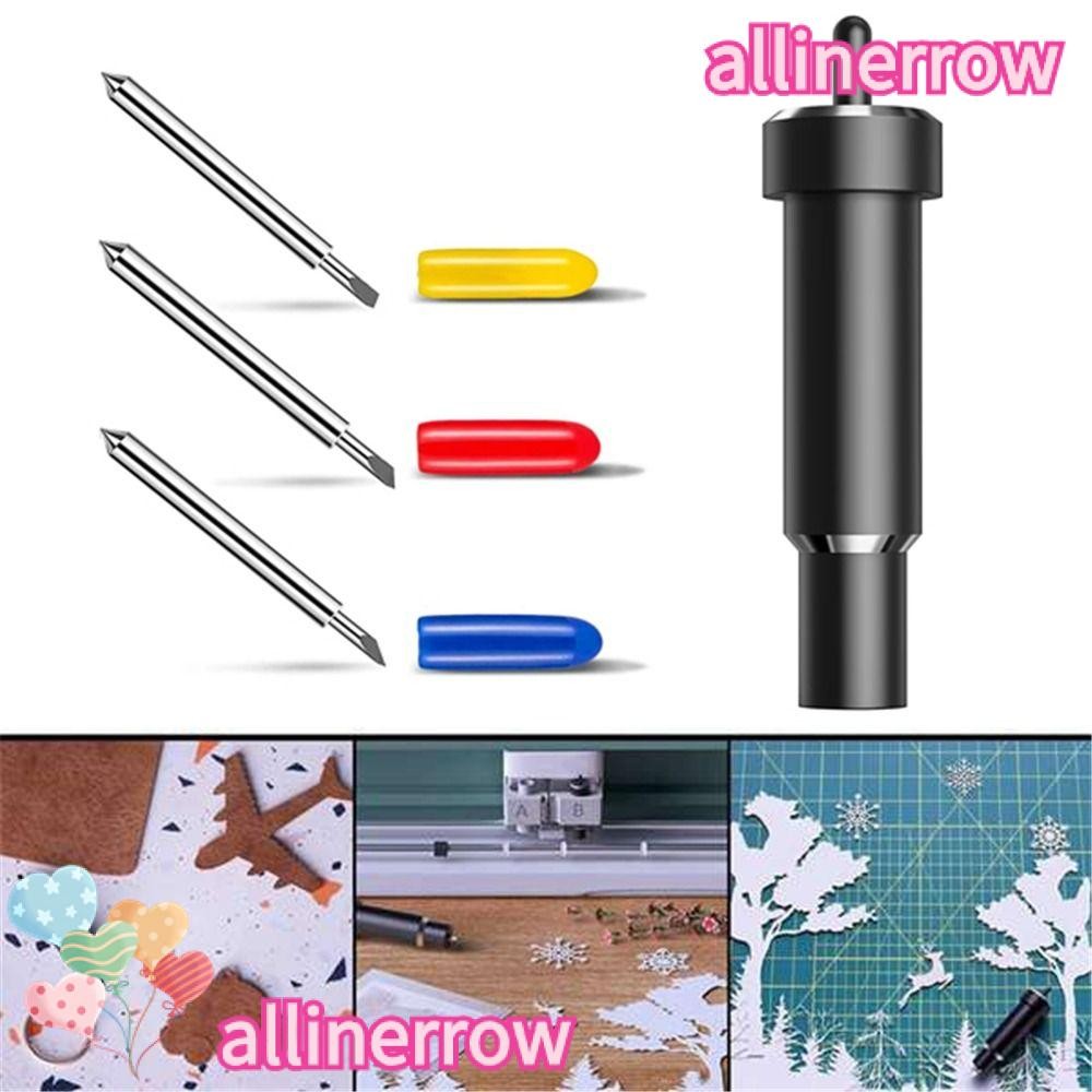 ALLINERROW ใบมีดพล็อตเตอร์, เปลี่ยนใบมีดลึกเรียบ, โลหะ 30 45 60 องศาใบมีดสําหรับ Cricut Explore 3/Ai