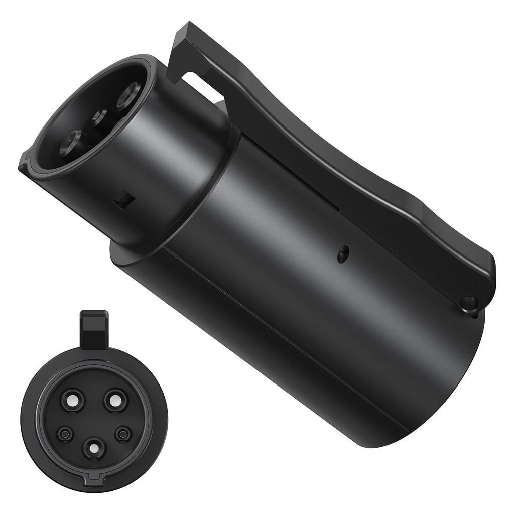 新能源汽车充电桩转接头交流充电特斯拉转美标适配器TESLA-J1772