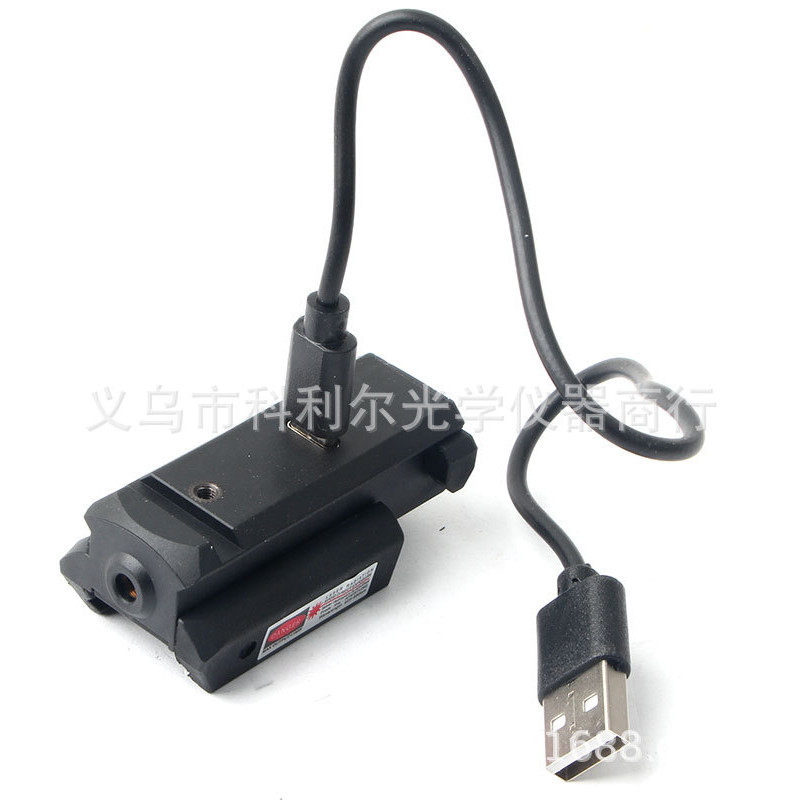 ยูเอสบี ชาร์จฐานต่ํา สายตาเลเซอร์สีแดง ยุทธวิธีกลางแจ้ง กล็อค เลเซอร์ ตําแหน่ง สายตาเลเซอร์ - รูปที่ 7