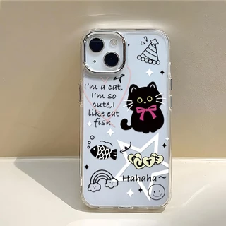 Cute Cat เคส For OPPO A6X A3 A3X A5 A6 Pro A57 2022 A78 A79 A9 2020 A15 A16 A54 A18 A38 A53 A60 A58 A5S A12 A31 TPU Soft