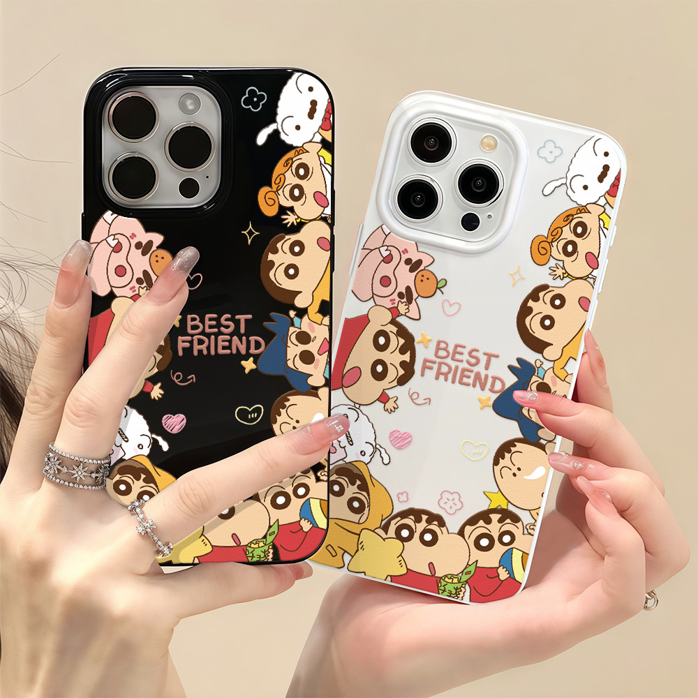 เคสโทรศัพท์มือถือเยลลี่ มีสีสัน สวย การ์ตูน โชคดี รักรูปร่างหัวใจ For IPhone16 15 14 13 11 6 7 8plus Pro Promax GDTPU634