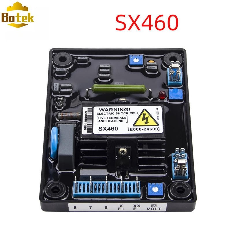 Sx460 AVR เครื่องกําเนิดไฟฟ้าดีเซลตัวควบคุมอัตโนมัติควบคุมเครื่องยนต์บอร์ดแรงดันไฟฟ้าเครื่องกําเนิดไ
