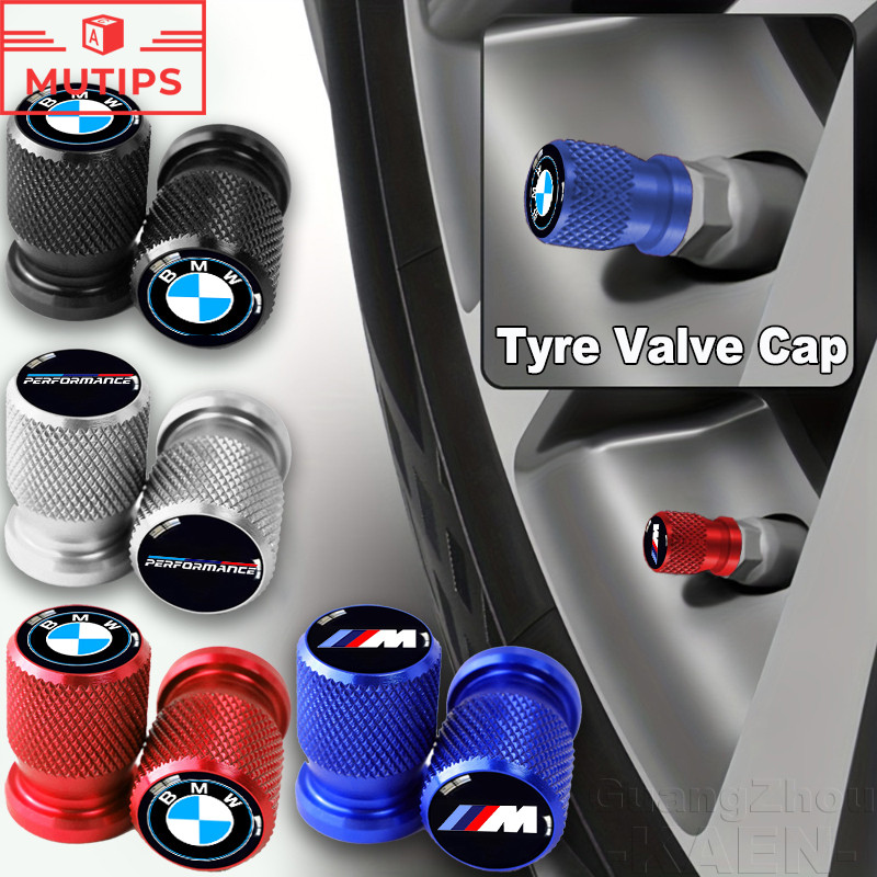 BMW 2/4 ชิ้น ชุด จุกปิดลมยางรถยนต์ อลูมิเนียมอัลลอย จุ๊บลม จุกลมยางรถยนต์ ล้อวาล์วป้องกัน สําหรับ F32 Z4 E89 E85 X5 G05 F15 E53 G32 F20 IX G12 IX3 G08 G45 X3 F25 G01 F44
