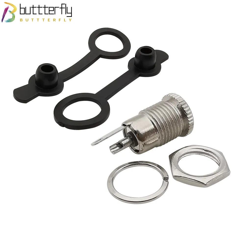 BUTTTERFLY DC Jack Adapter, โลหะคุณภาพสูง DC Power หญิงซ็อกเก็ตแจ็ค, DC-099 5.5 x 2.1 มม.ทนทาน DC-09