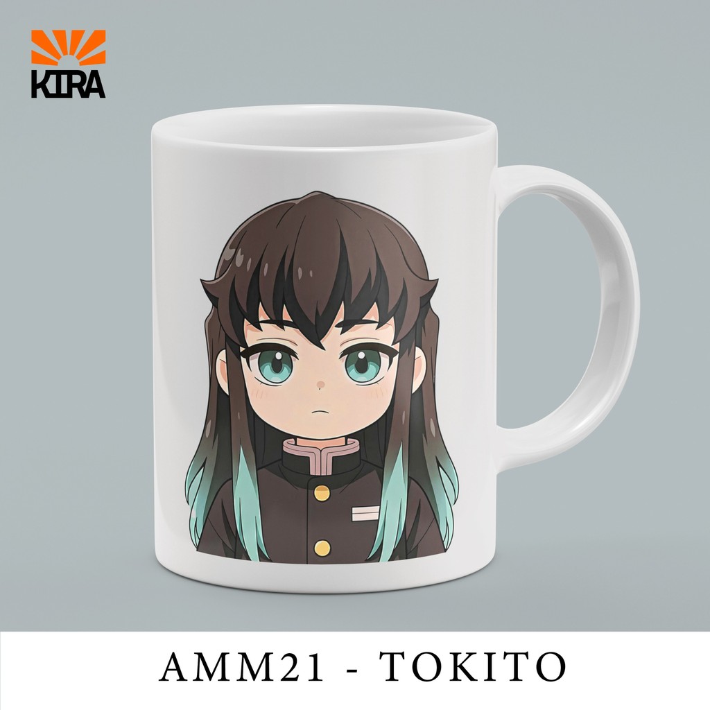 KIRA แก้ว Anime Demon Slayer Tokito/Tengen/Mitsuri/Obanai/Giyu - ของขวัญของที่ระลึก Hampers ของขวัญ
