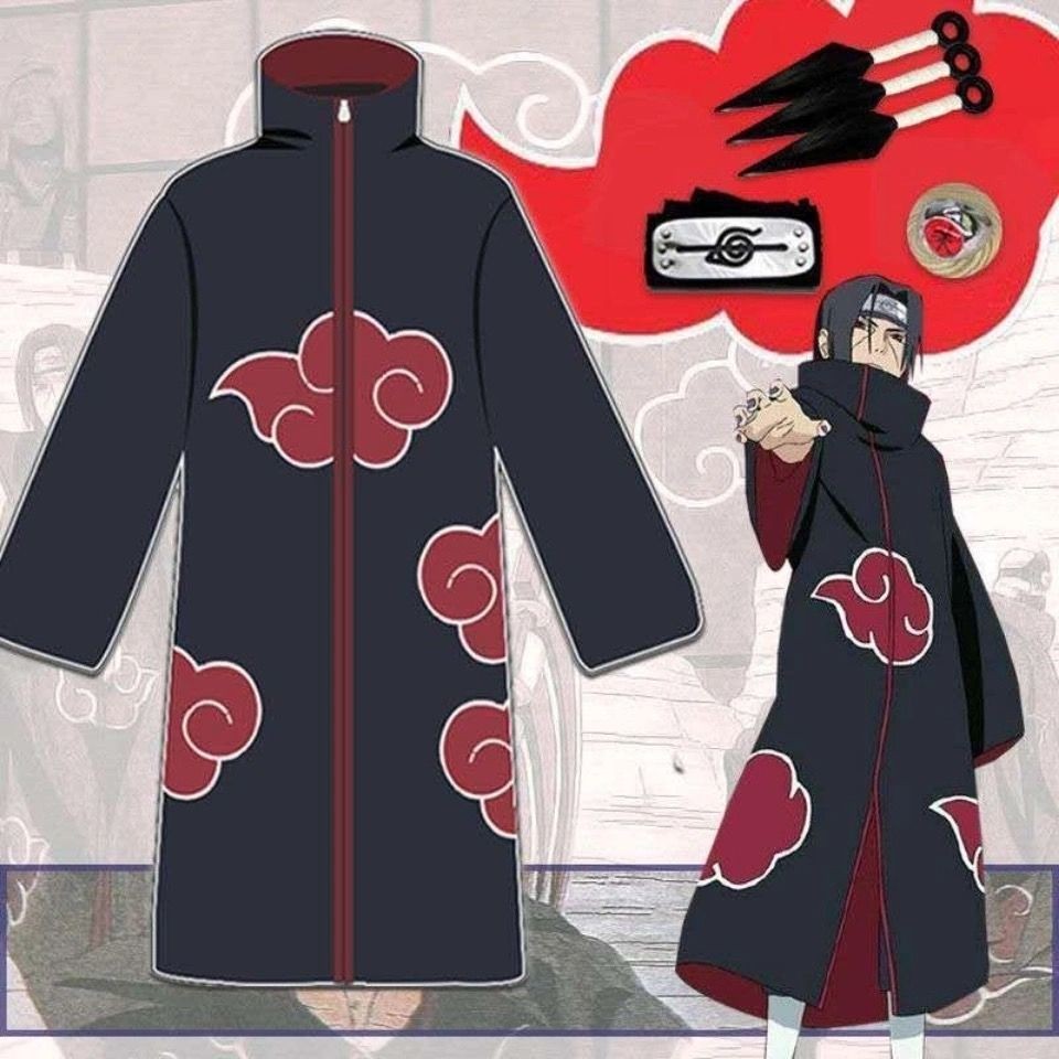 เสื้อคลุมและเครื่องแต่งกาย Cosplay Naruto สำหรับผู้ชาย แบบ Sasuke และ Itachi Uchiha Merchandise