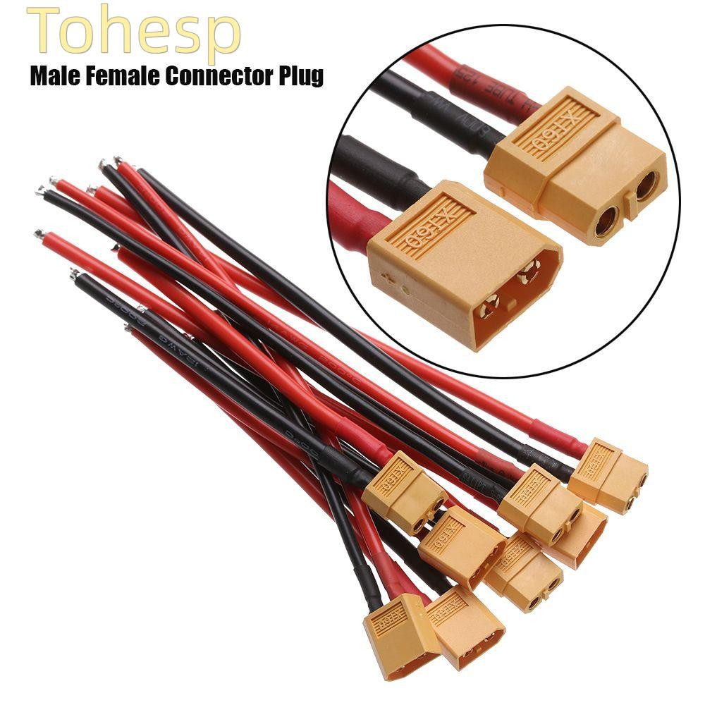 TOHESP XT60 Connector Plug Hot Model Accessories Parts Female / male