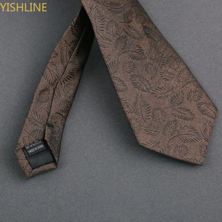 Vintage 7.5/8 ซม.Man Tie สีกากีสีฟ้าสีน้ําตาล Darker สีเนคไทแถบดอกไม้เนคไท Holiday Party