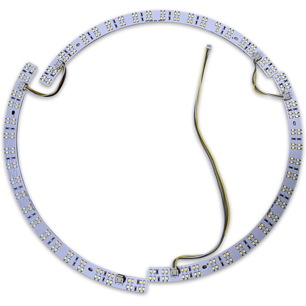 HuixuTe แถบไฟ LED สําหรับพัดลมเพดานพร้อมไฟ, รองรับ HXT-FSD01, HXT-FSD05, HXT-FSD06, HXT-FSD07, HXT-F