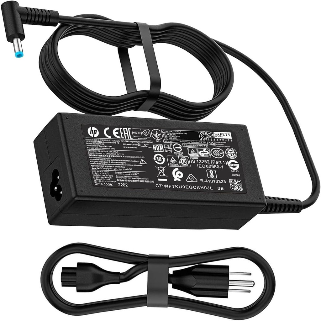 45W 19.5V 2.31A L25296-001 L25296-003 741727-001 ที่ชาร์จแล็ปท็อป Fit สําหรับ HP L25296-002/004 2133