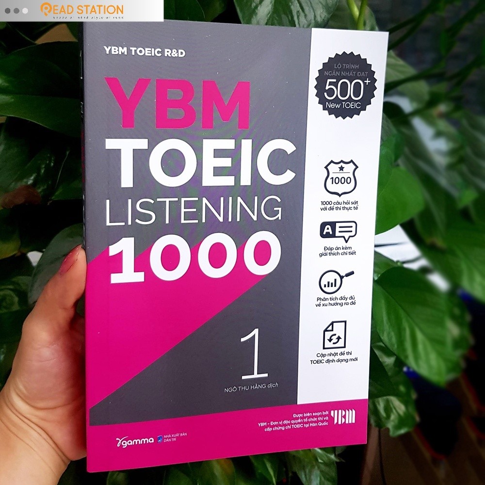 หนังสือ: YBM Toeic Listening 1000 - Vol.1