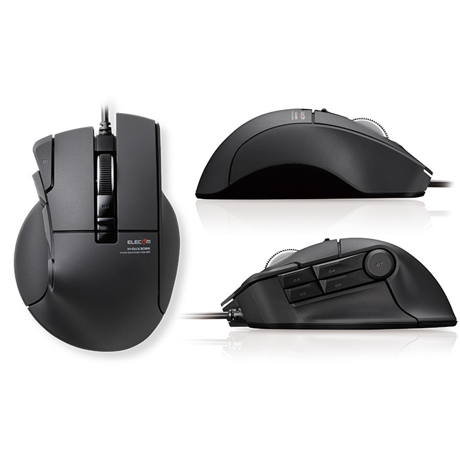 SF จัดส่งฟรี ELECOM/ELECOM แบบมีสาย M-DUX50BK 30BK M-DUX70BK เมาส์เกม