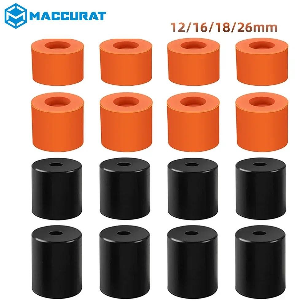 4/5PCS 3d เครื่องพิมพ์อุณหภูมิสูง Blcak ซิลิโคน Solid Spacer เตียงร้อน Leveling คอลัมน์สั้นสําหรับ C