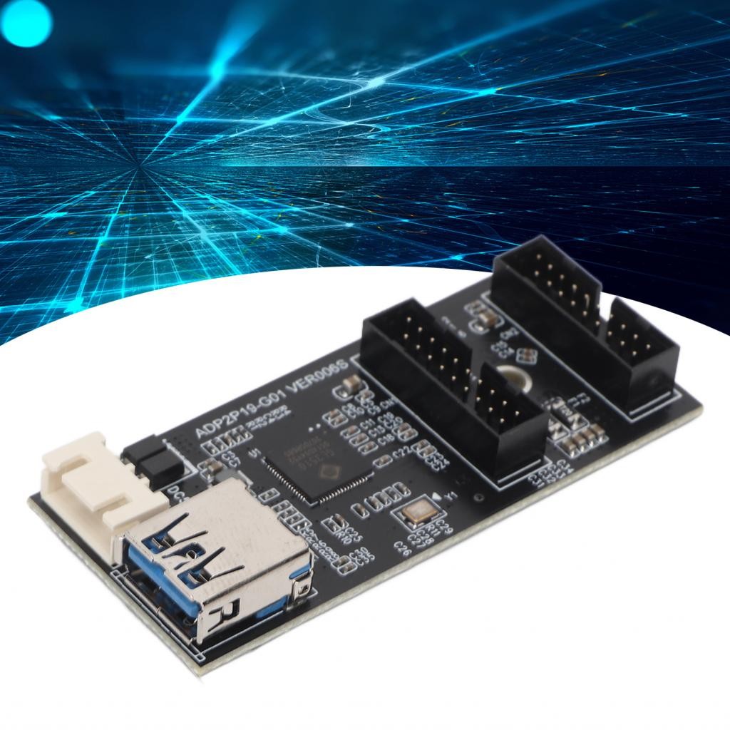 Ruba888-ph USB3.2 GEN1 การ์ดอะแดปเตอร์เสถียร 19PIN สําหรับพีซี