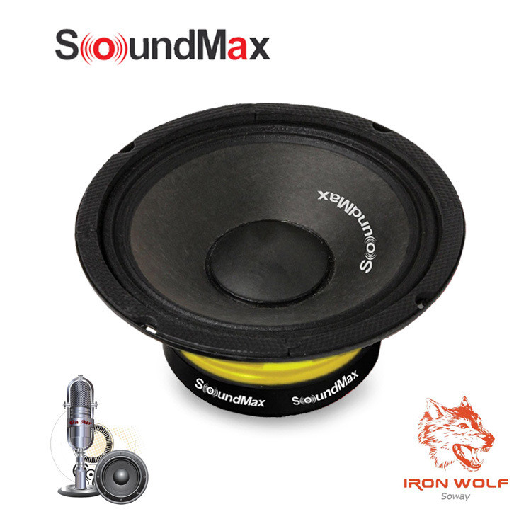 SOUNDMAX DIAMOND American Big Brand สินค้าหางการค้าต่างประเทศ 27 ซม.ลําโพงขนาดกลาง SX-M8A