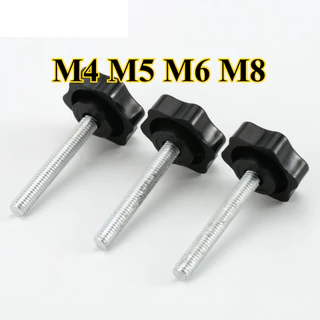 น็อต ลูกบิด ด้ามจับ มือหมุนดอกไม้ M4M5M6M8/STAR GRIP KNOB BOLT