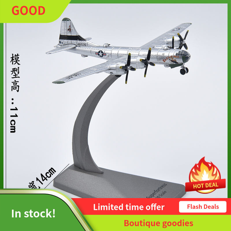 1:300B29Bomber รุ่น American WWII Fighter Jet มินิเครื่องบินของเล่นสําหรับชาย