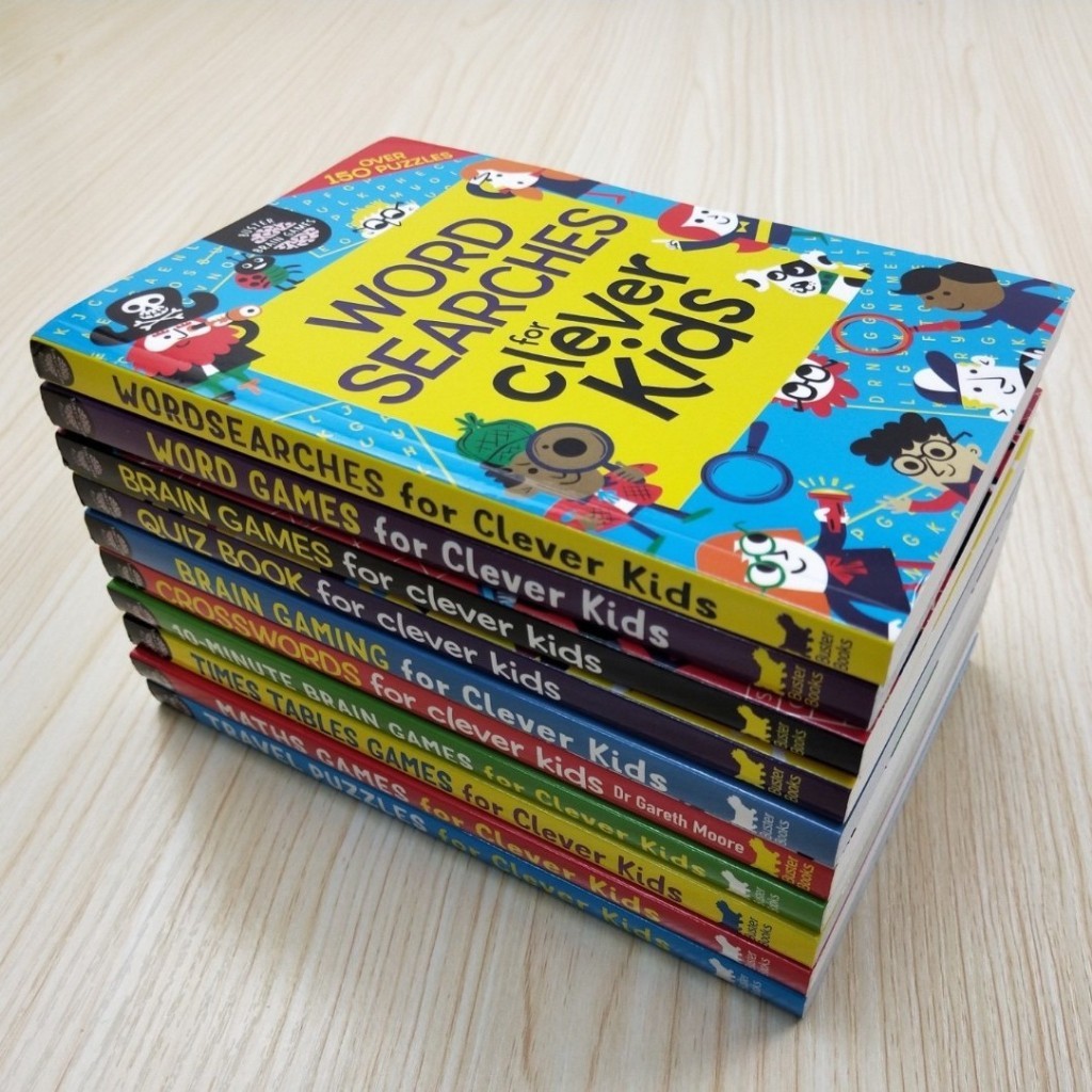 Mama Toy - ชุดหนังสือ Word Searches for Clever Kids 10 เล่ม