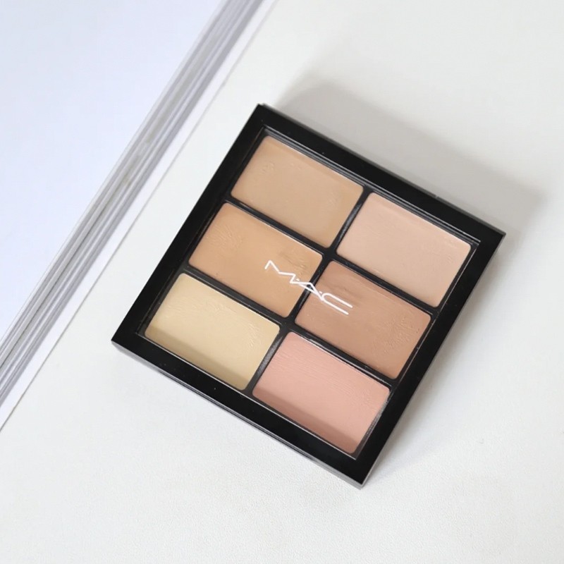 Mac Six-Color Concealer Repair Cream Palette Medium คอนซีลเลอร์ 6g