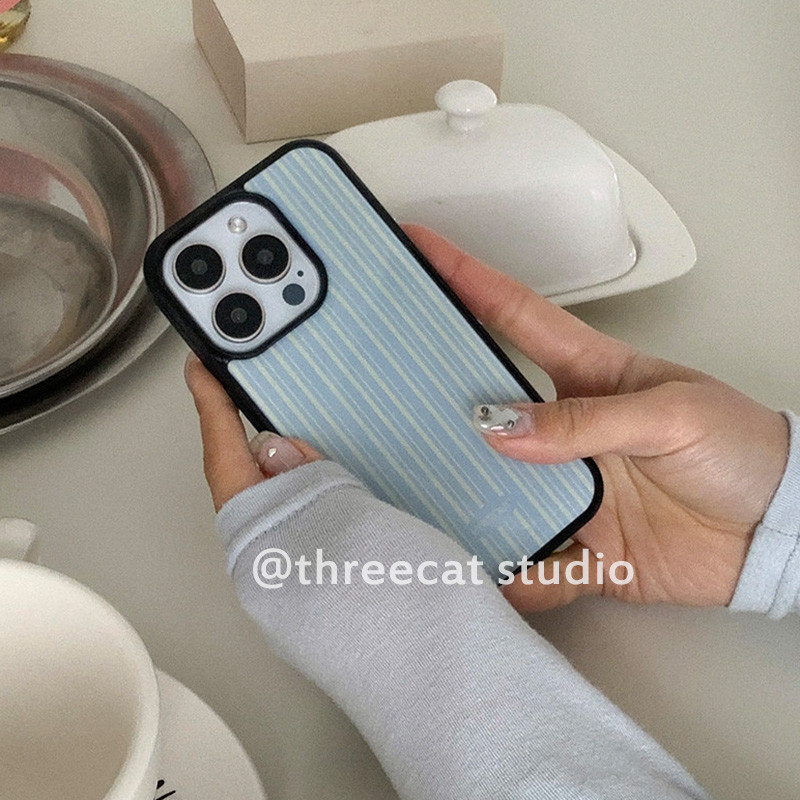 Blue และสีเหลืองลายเคสโทรศัพท์ Anti-Fall เคสโทรศัพท์สําหรับ iPhone 16 Promax 15 Promax 11 12 13 14plus 15plus 16e 16plus 16pro 15pro - รูปที่ 4