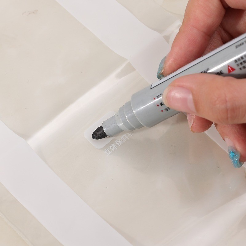 แถบยาวถุงเก็บสด-ถุงปิดผนึกยางคู่หนา-ถุงเก็บตู้เย็นเกรดอาหาร15/30/45/60/75ชิ้น - รูปที่ 6