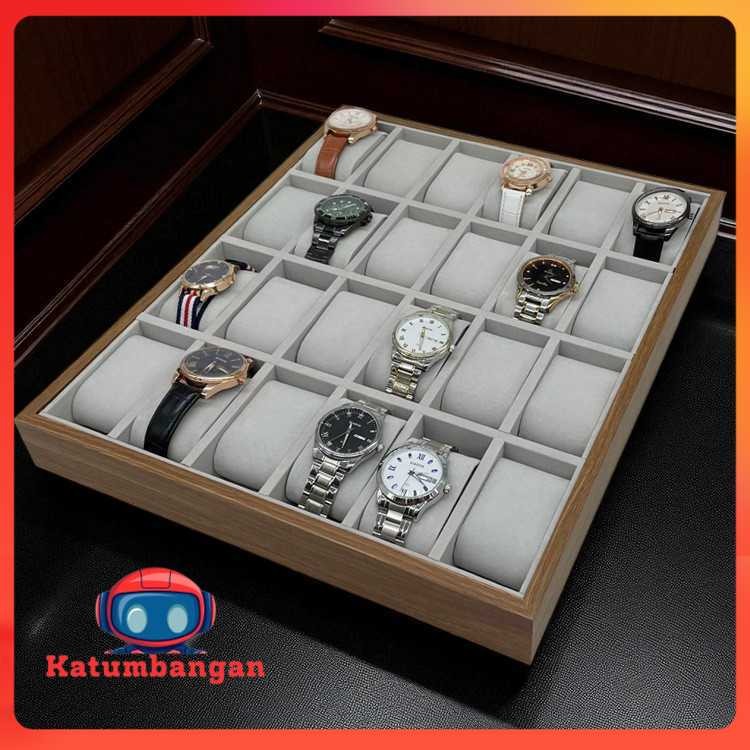 LuWei Watch Storage Organizer กล่องนาฬิกา 24 ตาราง - SKT60
