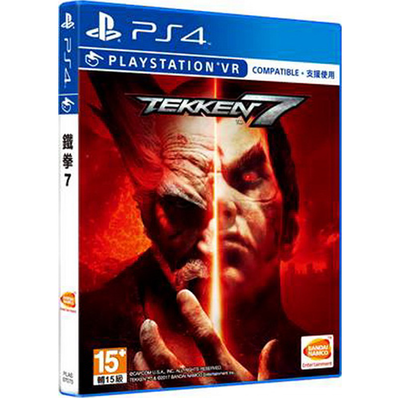 P PS4 เกมมือสองของแท้ Tekken 7 Tekken 7 รุ่นฮ่องกงจีน/อังกฤษรองรับ VR สามารถคู่