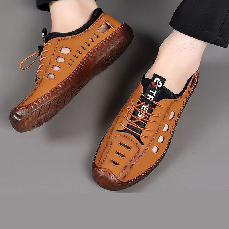 9.15 Soft-Soled Peas Shoes Mens Low-Top Slip-On Casual Shoes