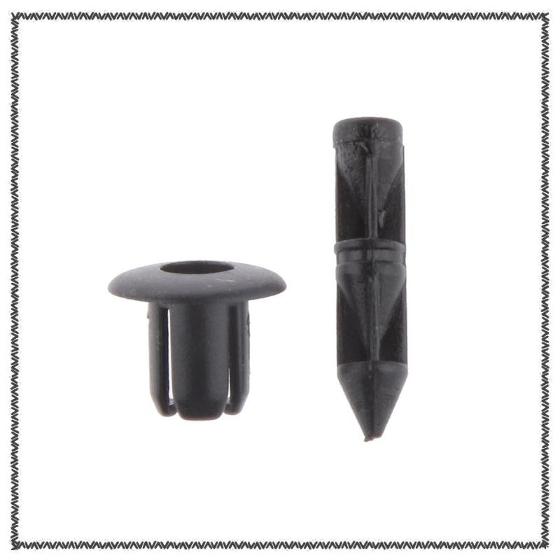 [MCA] 30X Hole Black Push In Fastener 91501-S04-003 91512-SX0-003 สําหรับ Triumphand