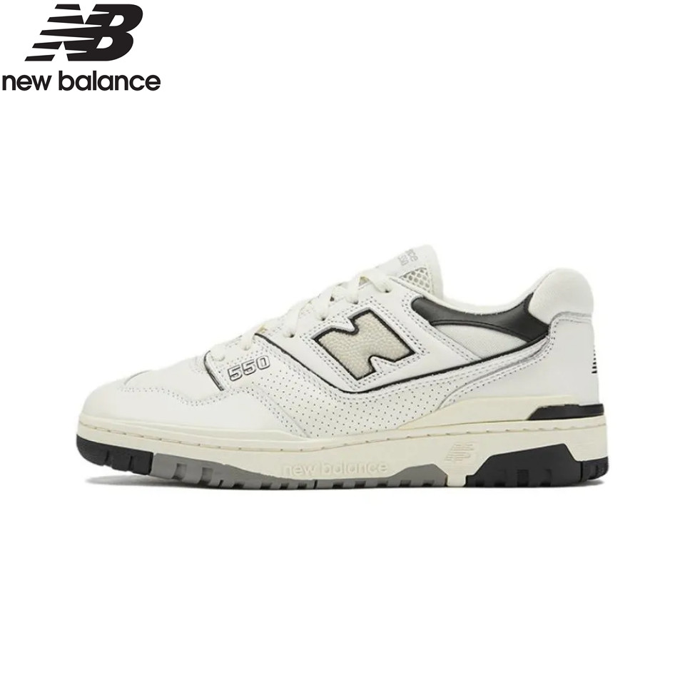 （ของแท้ 100%）New Balance NB 550 BB550LWT รองเท้าผ้าใบสำหรับผู้ชาย และผู้หญิง