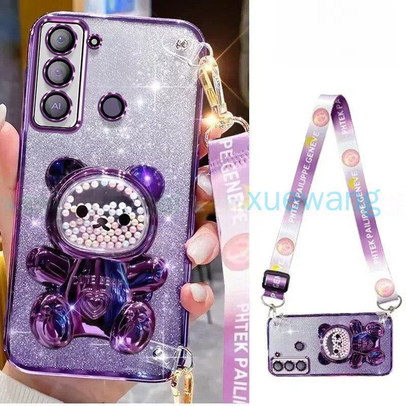 สําหรับ Tecno Pop 5 LTE BD4 BD4a BD4i infinix Smart 10 Plus 9 Hot 50i 4G สายรัดข้อมือยาวสไตล์ที่มีสี