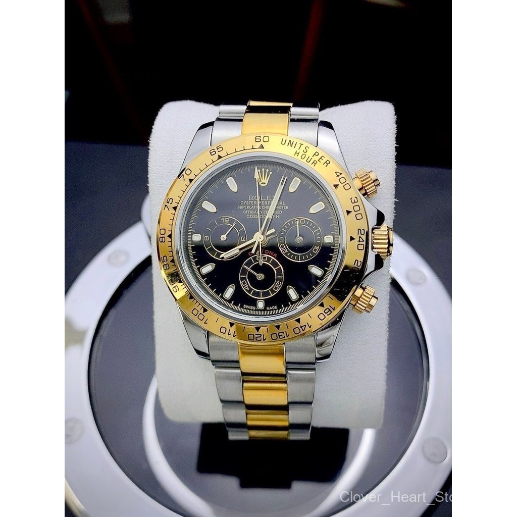 นาฬิกาผู้ชาย Rolex S Daya Black Demi Mechanical Version - 42mm - อัตโนมัติ - 316 Steel - รับประกัน 2