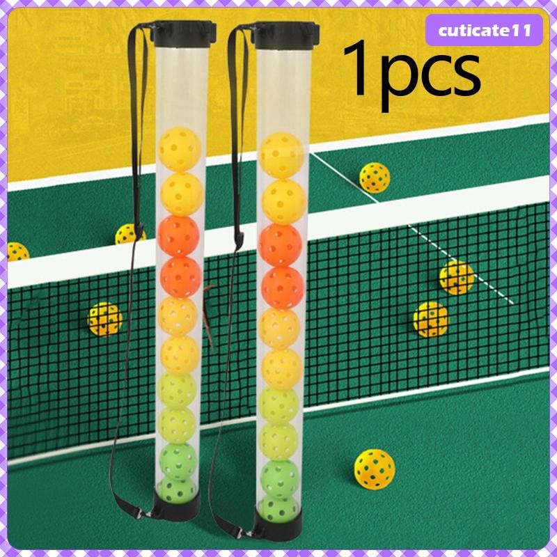 หลอดเก็บลูกพิคเคิลบอล Pickleball พร้อมสายสะพายและท่อเก็บลูก - รูปที่ 5