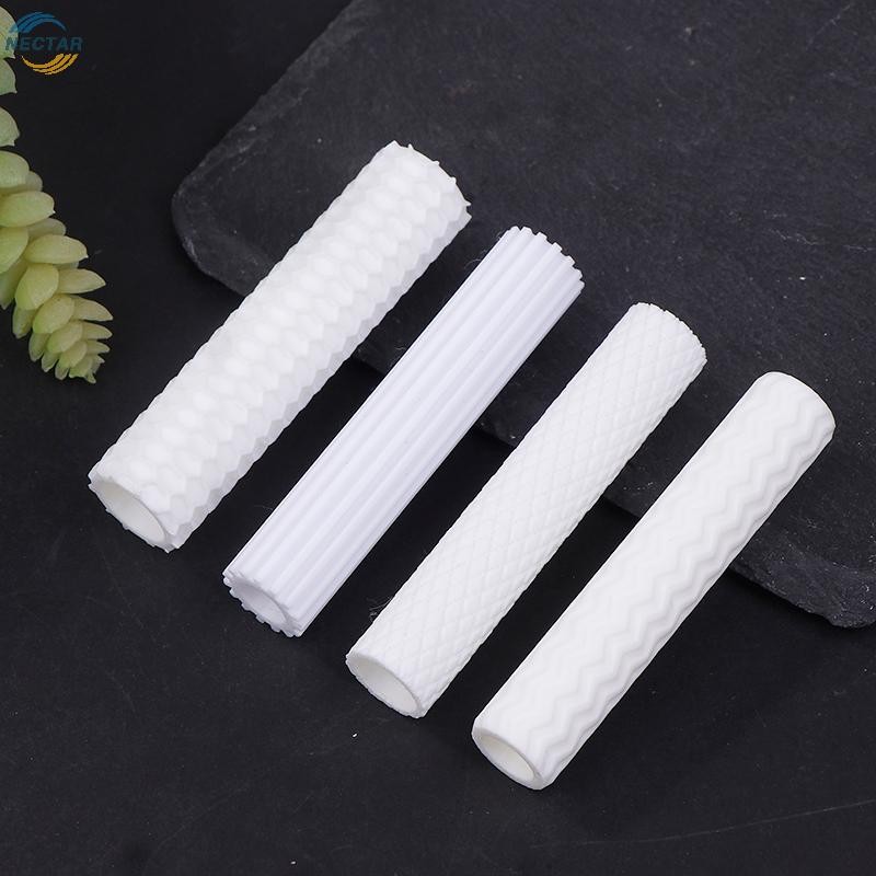 TAR เครื่องปั้นดินเผานุ่มต่างหู Polymer Clay Cutter Roller Texture Polymer Clay Seamless Polymer Cla