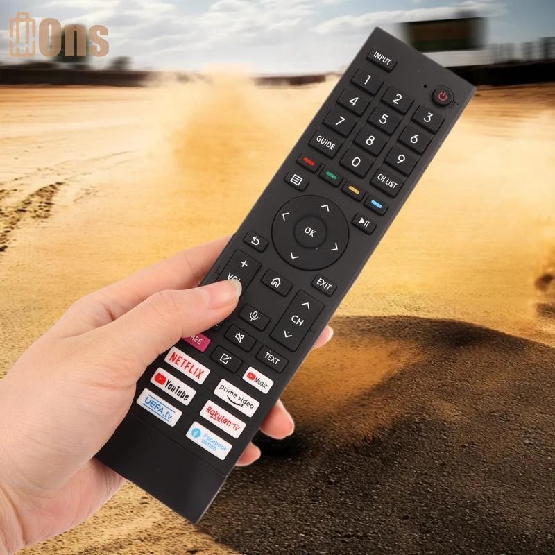 Ons 1 ชิ้นสําหรับ Hisense QLED 4K UHD TV 43A6G 50A6G 55A6G 60A6G 65A6G 70A6G 75A6G ไม่มีเสียงรีโมทคอ